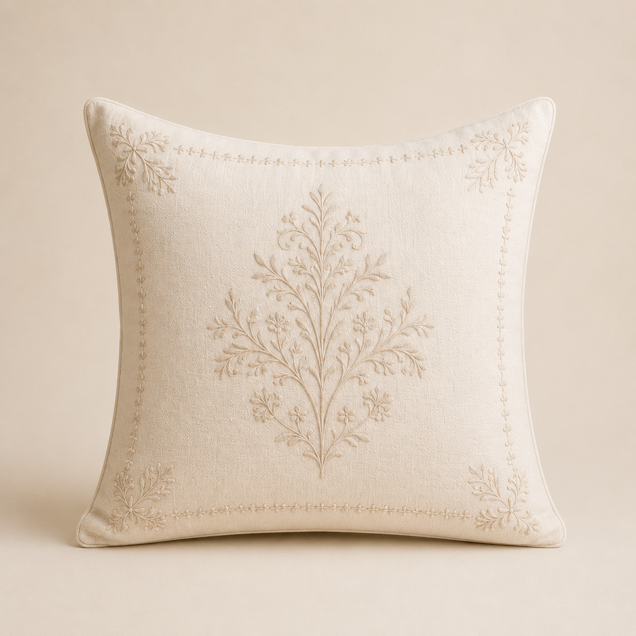 Embroidered Cushion Cover