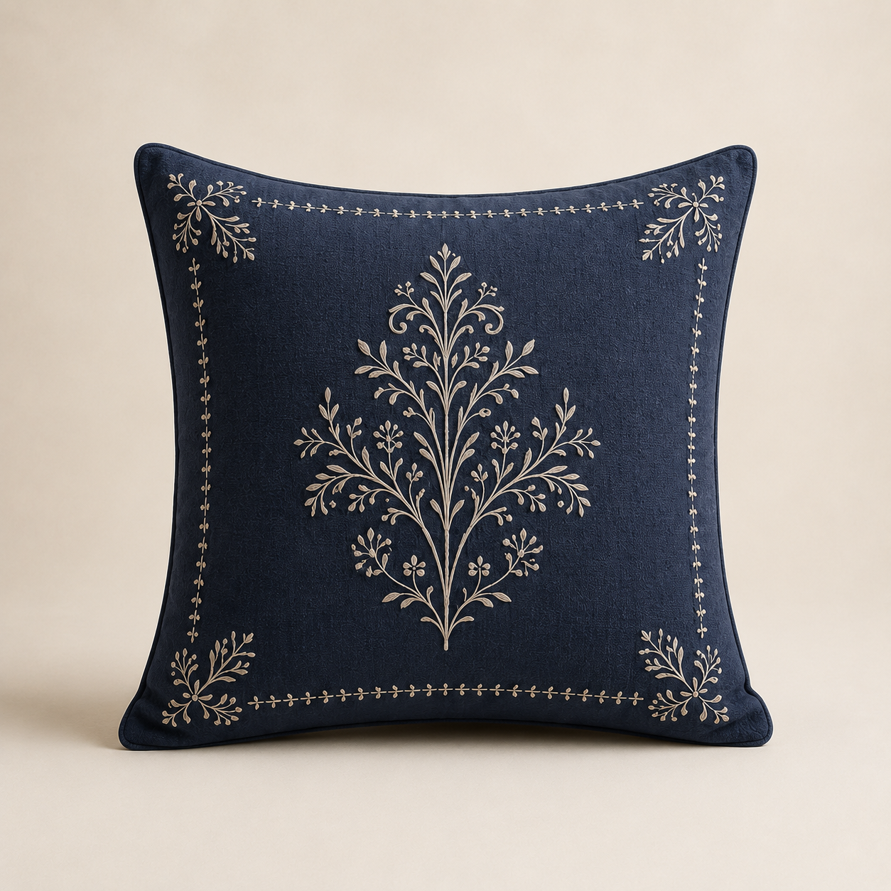 Embroidered Cushion Cover