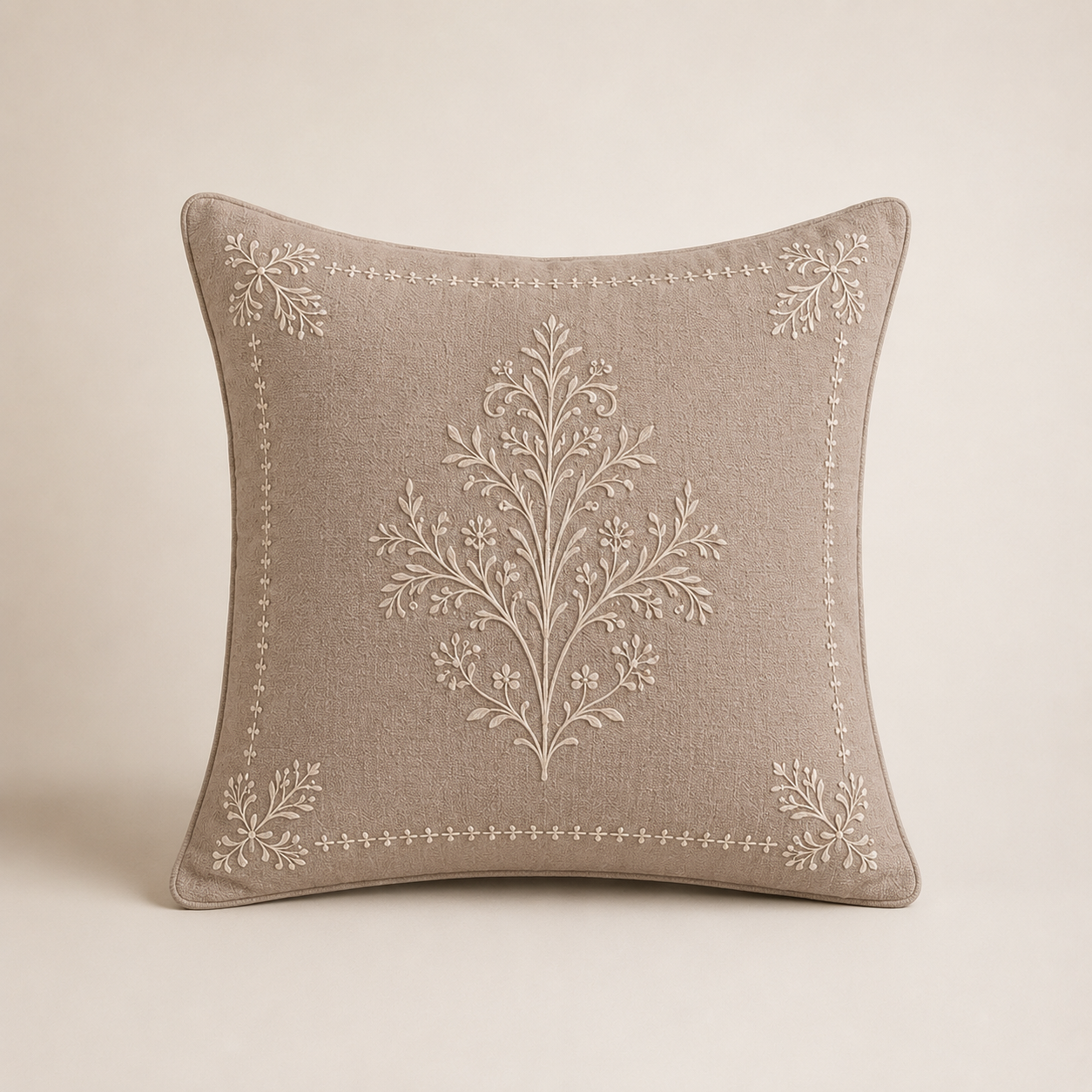Embroidered Cushion Cover