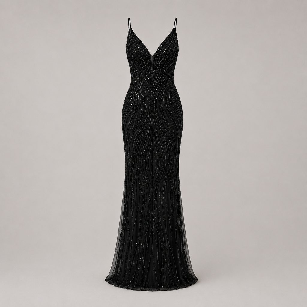 Embellished Evening Dress