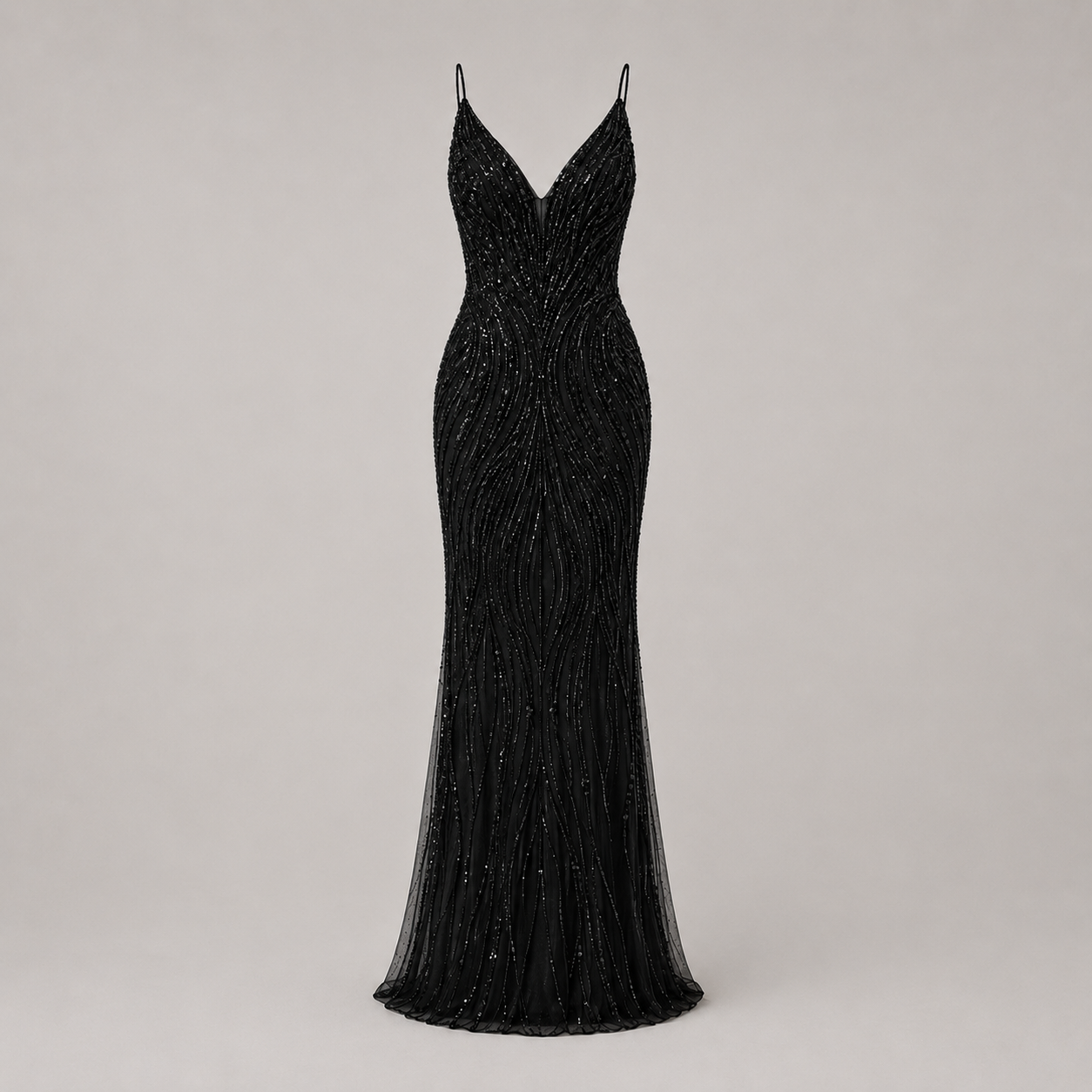 Embellished Evening Dress