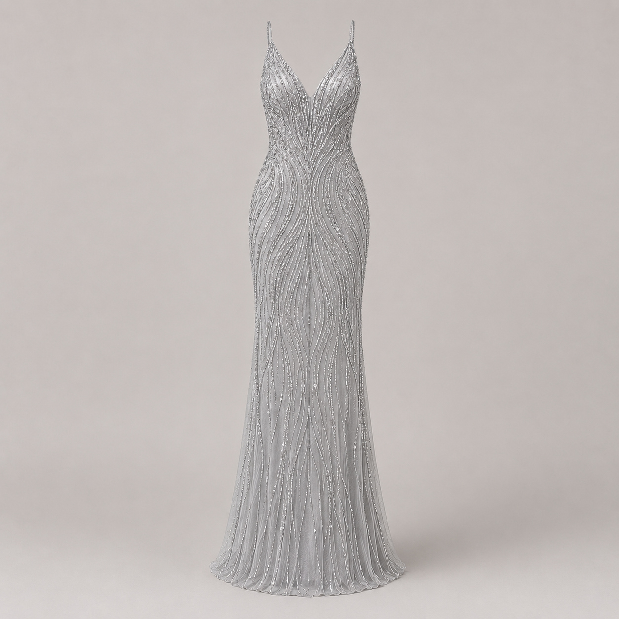 Embellished Evening Dress