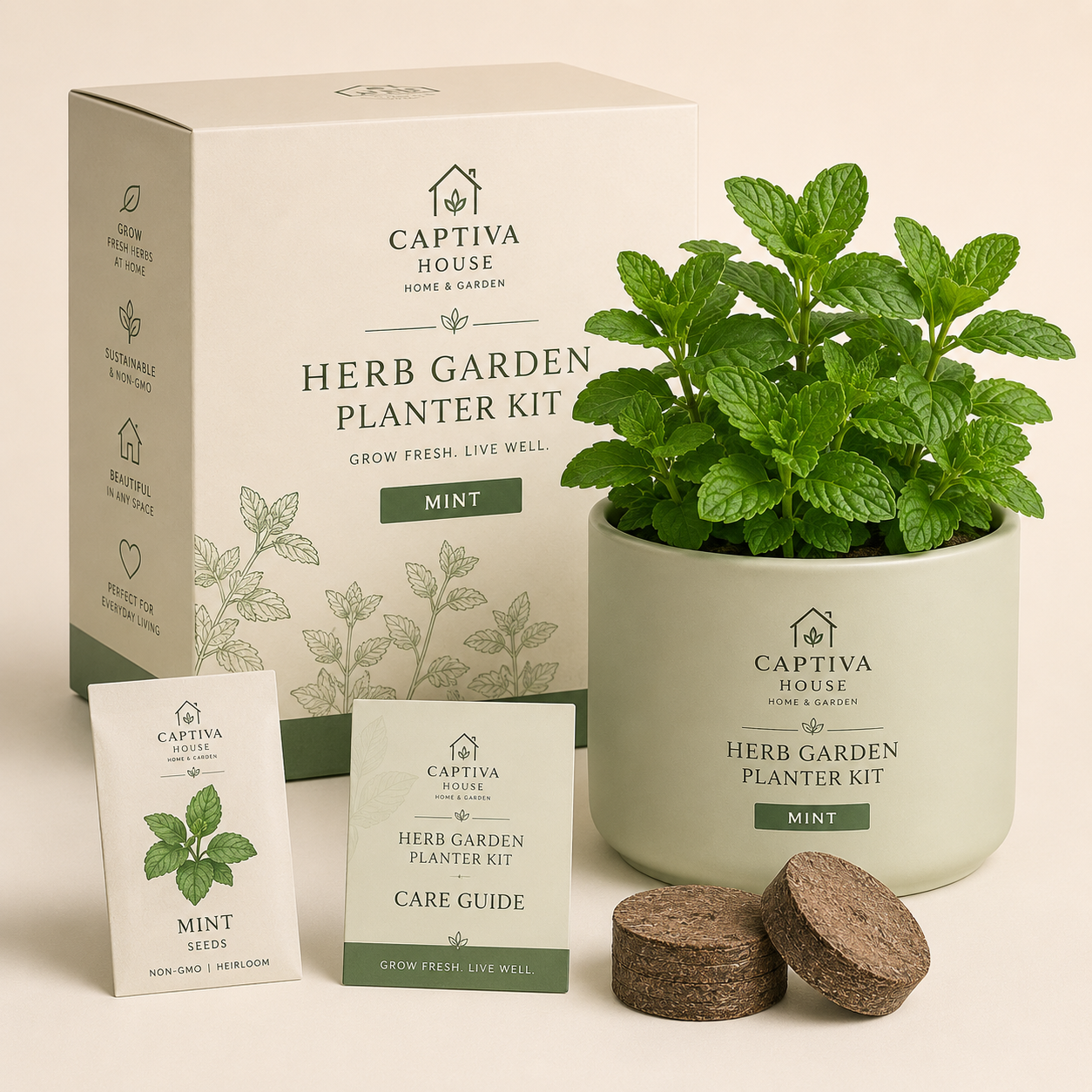 Herb Garden Planter Kit