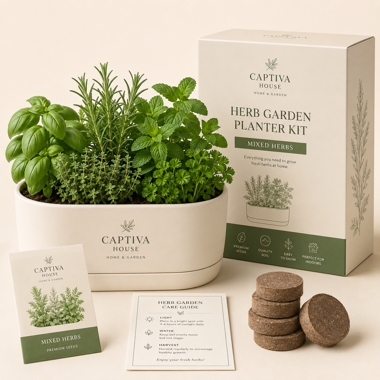 Herb Garden Planter Kit