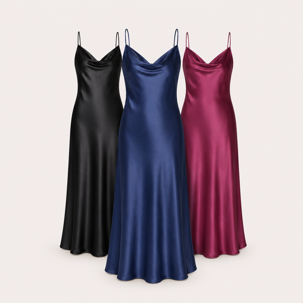Satin Evening Dress