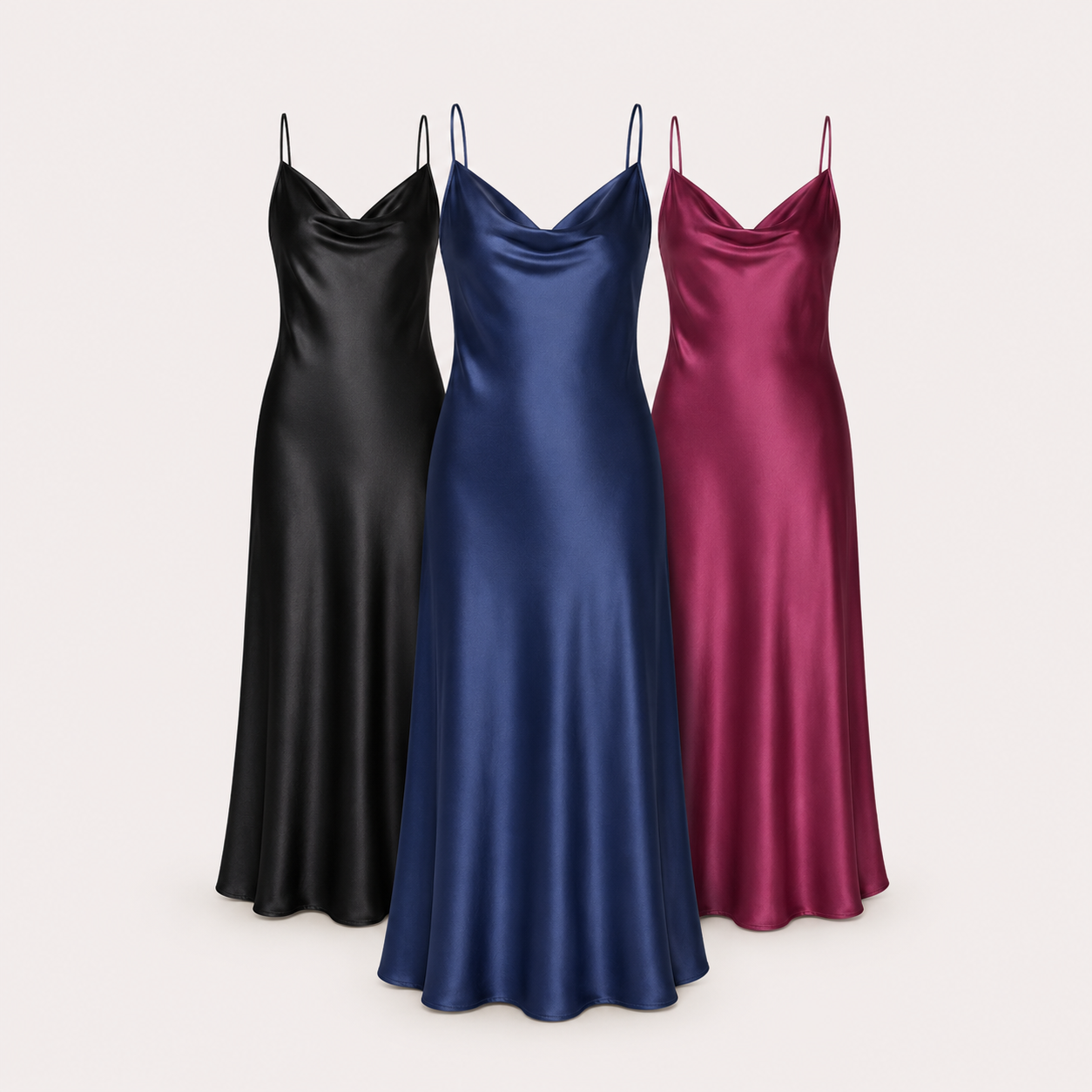 Satin Evening Dress