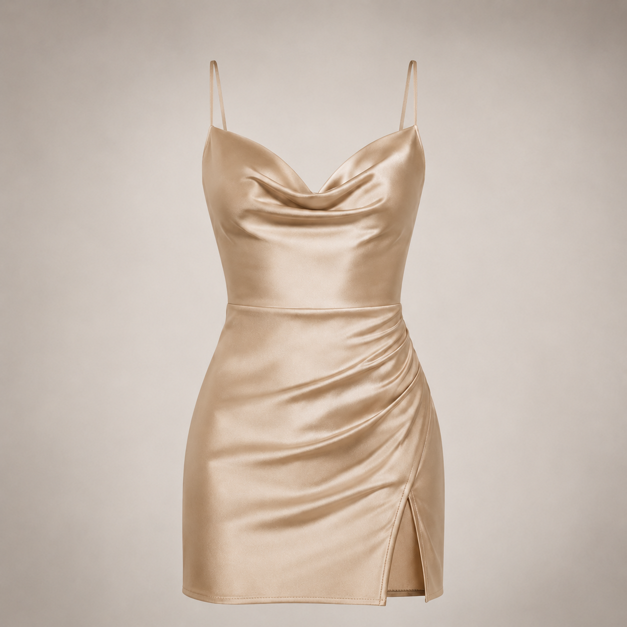 Satin Mini Dress