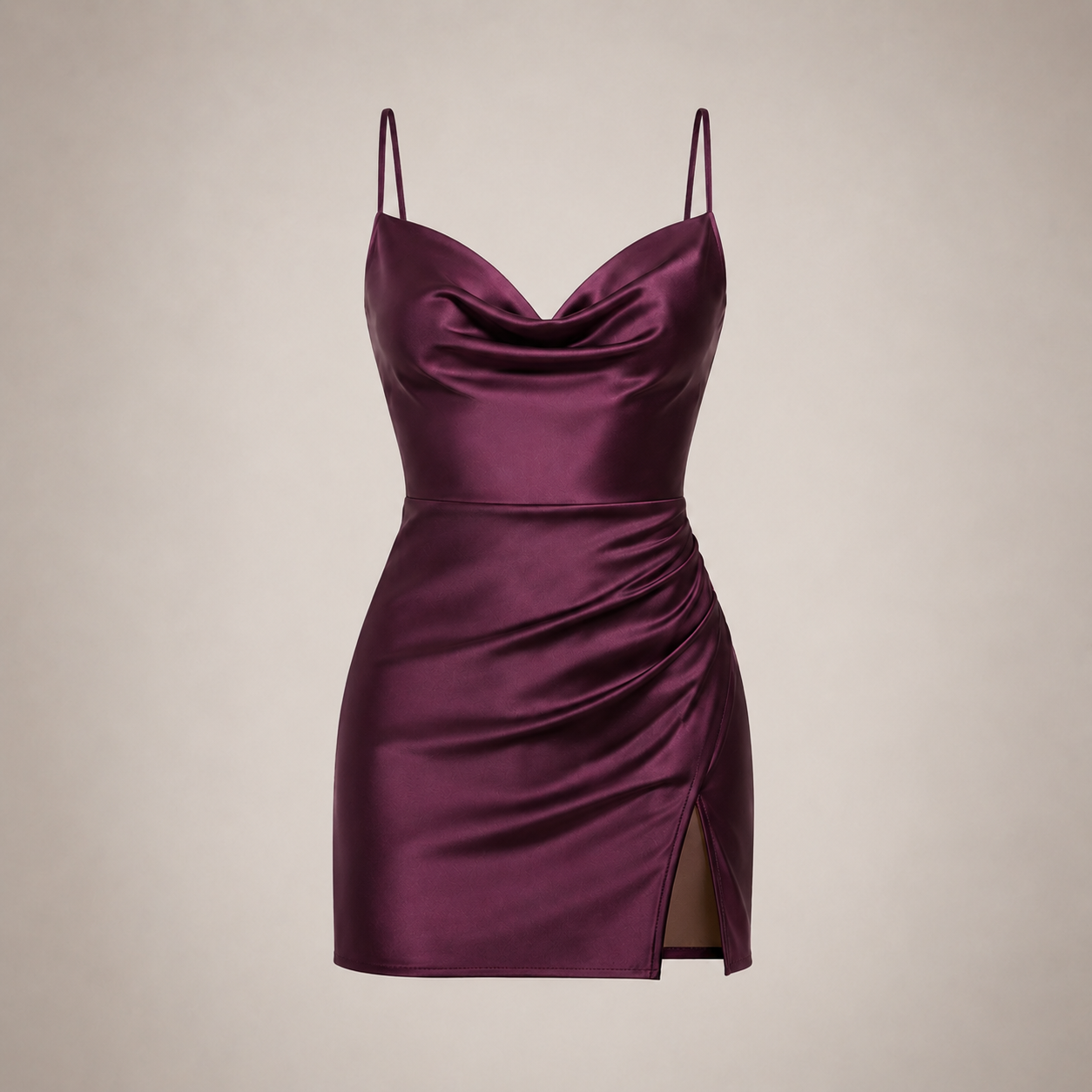 Satin Mini Dress