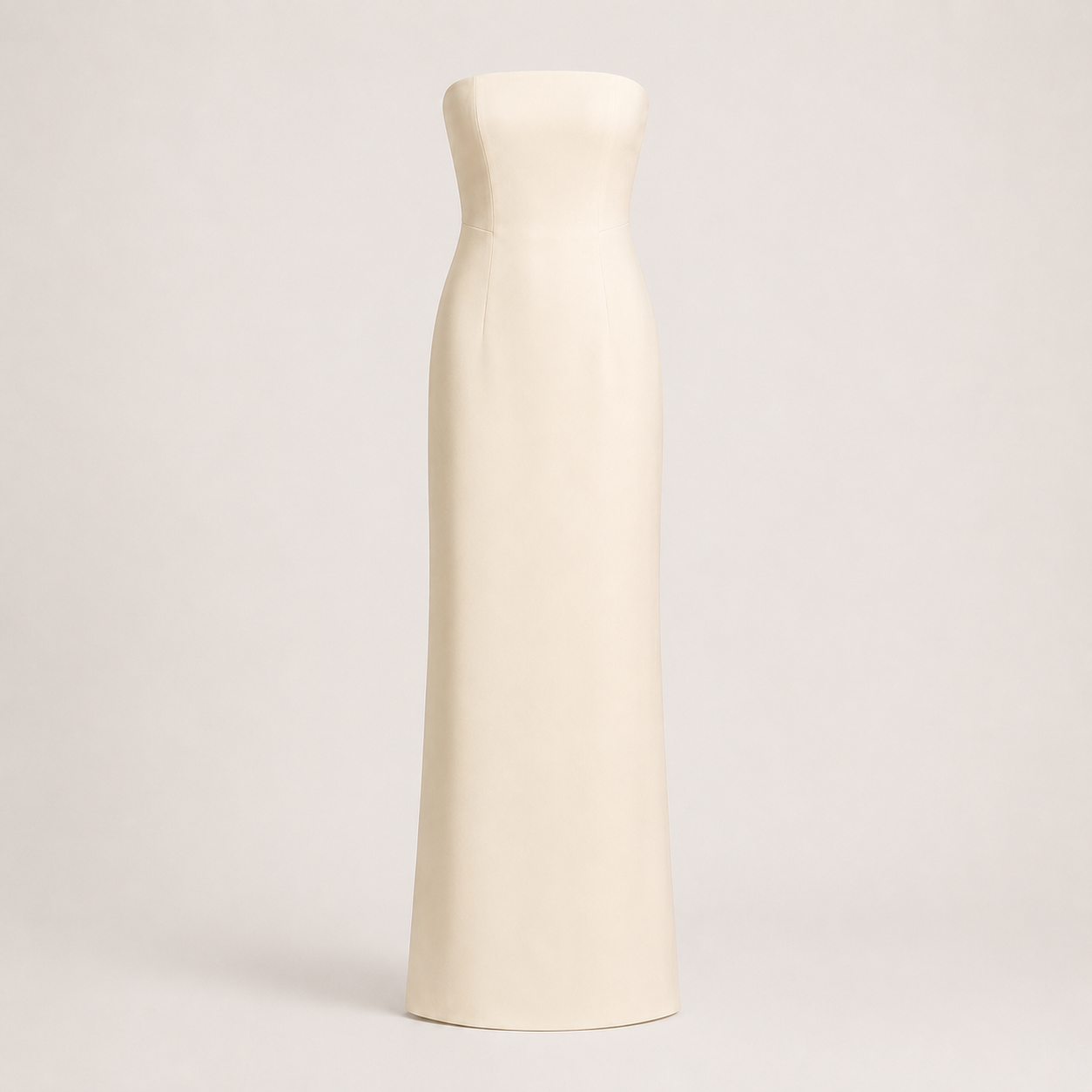 Strapless Column Dress