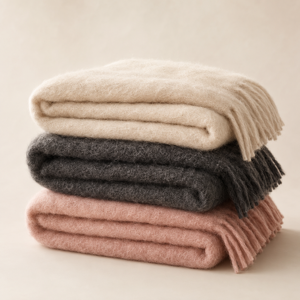 Mohair-Style Throw Blanket