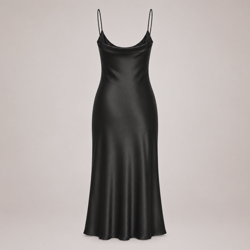 Satin Evening Dress