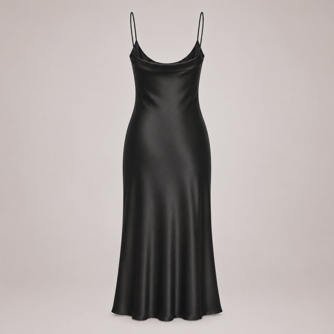 Satin Evening Dress